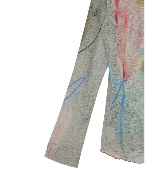 Ameri(アメリ)の「GEL ART CUT SHIRT(シャツ/ブラウス・レディース・ライトブルー/カーキ・FREE)」の4枚目の写真