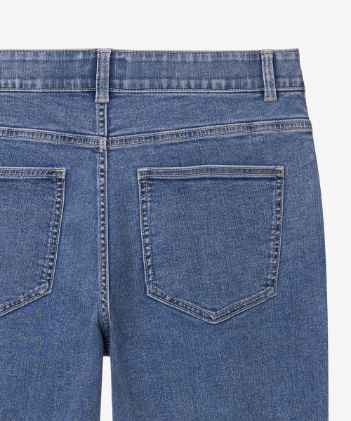 MINDBRIDGE（マインドブリッジ）の「ドゥグッド_ストレートバンディングデニムパンツ MYDP3151（デニムパンツ・メンズ・インディゴブルー・30/31/33/29）」の7枚目の写真