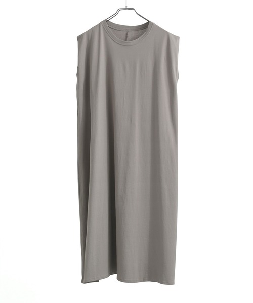Fashion Letter(ファッションレター)の「フレンチスリーブ Tシャツワンピース(ワンピース・レディース・ブラック/グレイッシュベージュ・M)」の12枚目の写真