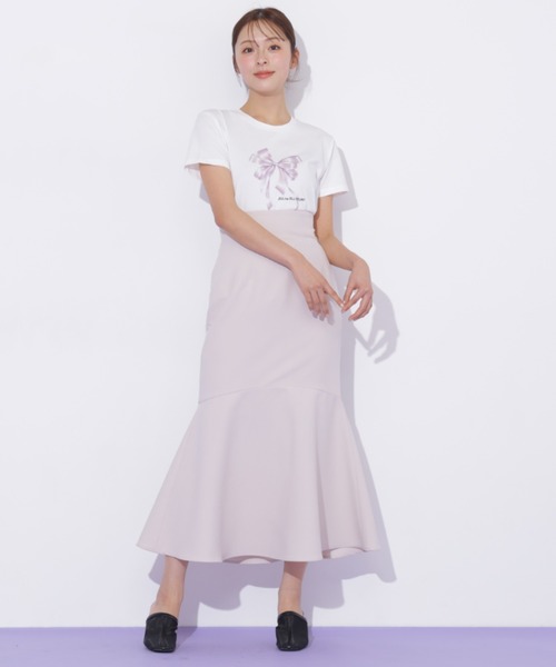 JILL by JILL STUART(ジルバイジルスチュアート)の「バックレースダウンマーメイドスカート(スカート・レディース・ブラック/グレー/ホワイト・FREE)」の18枚目の写真