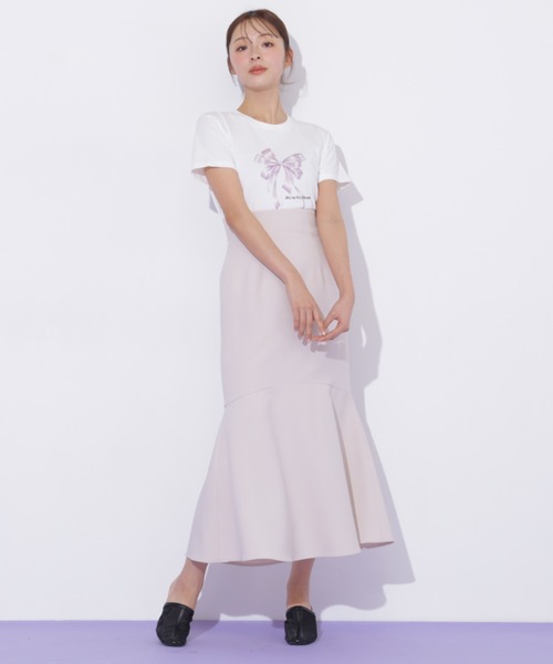 JILL by JILL STUART(ジルバイジルスチュアート)の「バックレースダウンマーメイドスカート(スカート・レディース・ブラック/グレー/ホワイト・FREE)」の17枚目の写真