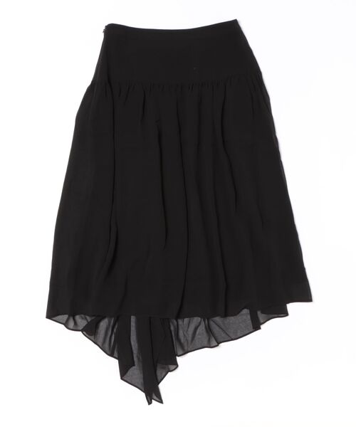 ALLSAINTS(オールセインツ)の「CYRA ASYMMETRIC MAXI SKIRT | CYRA アシンメトリー マキシ スカート(スカート・レディース・ブラック・4/6/8/10)」の8枚目の写真
