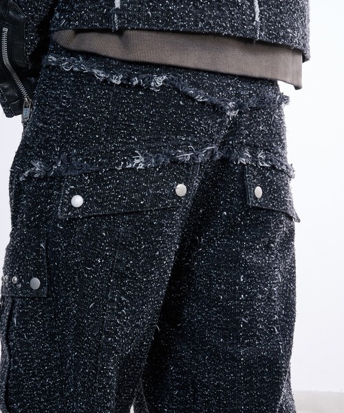 VI E DIT（ヴィエディット）の「Needle Stud Wide Pants/ニードルスタッズワイドパンツ（デニムパンツ・メンズ・その他・1/2）」の9枚目の写真