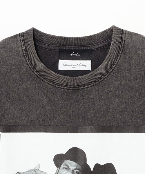 International Gallery BEAMS（インターナショナルギャラリービームス）の「【別注】U/MUSIC × IG / RUN-D.M.C. グラフィック Tシャツ（Tシャツ/カットソー・メンズ・ブラック・SMALL/MEDIUM/LARGE/X-LARGE）」の4枚目の写真
