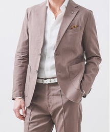 ARCHIVER（アーカイバ）の「【JN】【it】【g-stage】リネンシングル ストレッチ 清涼ジャケット（セットアップ）」