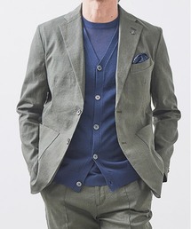 ARCHIVER（アーカイバ）の「【JN】【it】【g-stage】リネンシングル ストレッチ 清涼ジャケット（セットアップ）」