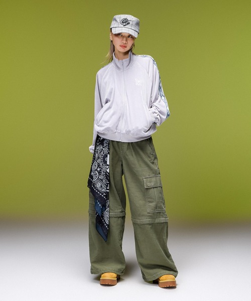 X-girl(エックスガール)の「BUTTERFLY VELOUR TRACK JACKET(その他アウター・レディース・グレー/ブラウン/ブラック・S/M)」の18枚目の写真