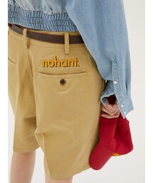 NOHANT（ノアン）の「LOGO CHINO SHORTS BEIGE（その他パンツ）」
