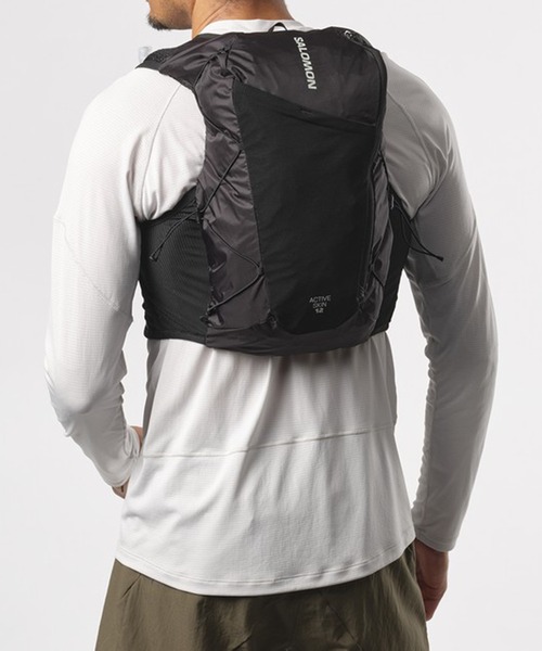 SALOMON(サロモン)の「【SALOMON】ACTIVE SKIN 12 SET(バックパック/リュック・レディース・ブラック・L/M/S/XL)」の6枚目の写真