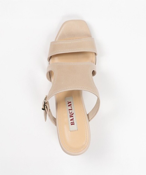 BARCLAY(バークレー)の「BARCLAY(バークレー)ヒールアップミュールサンダル(サンダル・レディース・ブラック/ベージュ・22.5cm/23cm/23.5cm/24cm/24.5cm/22cm)」の10枚目の写真