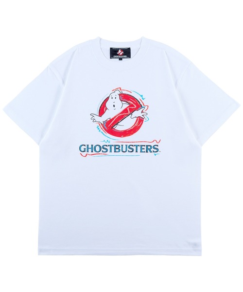MEDICOM TOY(メディコムトイ)の「MLE × GHOSTBUSTERS GRAFFITI T-SHIRT(Tシャツ/カットソー・メンズ・ブラック/ホワイト・X-LARGE/LARGE/MEDIUM/SMALL)」の1枚目の写真