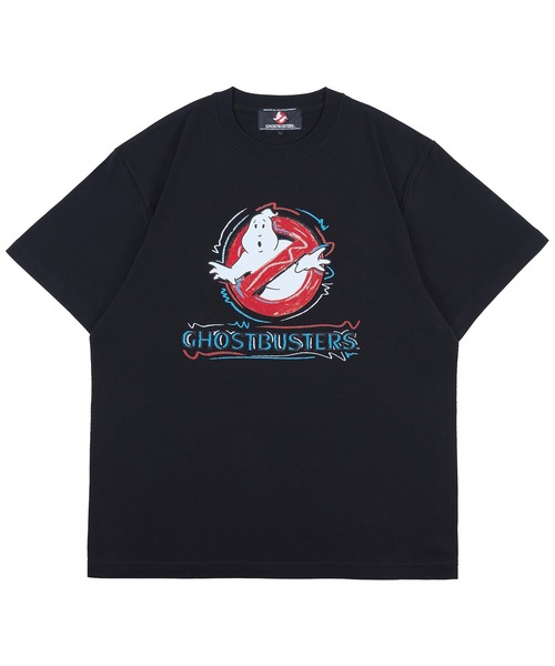 MEDICOM TOY(メディコムトイ)の「MLE × GHOSTBUSTERS GRAFFITI T-SHIRT(Tシャツ/カットソー・メンズ・ブラック/ホワイト・X-LARGE/LARGE/MEDIUM/SMALL)」の2枚目の写真