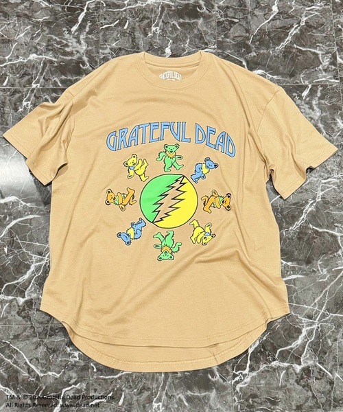 Grateful Dead（グレイトフルデッド）の「GRATEFUL DEAD グレイトフルデッド オーバーサイズＴシャツ（Tシャツ/カットソー・メンズ・ホワイト系その他/ホワイト系その他3/オレンジ/ベージュ/パープル/ブラック/ホワイト系その他7/ホワイト系その他6/ホワイト系その他5/チャコールグレー/ダークグリーン/オフホワイト/ホワイト系その他4/ホワイト系その他2・XL/L/M）」の11枚目の写真