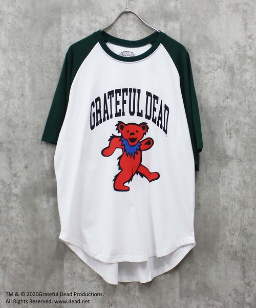 Grateful Dead（グレイトフルデッド）の「GRATEFUL DEAD グレイトフルデッド オーバーサイズＴシャツ（Tシャツ/カットソー・メンズ・ホワイト系その他/ホワイト系その他3/オレンジ/ベージュ/パープル/ブラック/ホワイト系その他7/ホワイト系その他6/ホワイト系その他5/チャコールグレー/ダークグリーン/オフホワイト/ホワイト系その他4/ホワイト系その他2・XL/L/M）」の5枚目の写真