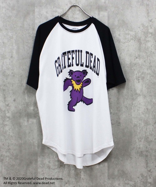 Grateful Dead（グレイトフルデッド）の「GRATEFUL DEAD グレイトフルデッド オーバーサイズＴシャツ（Tシャツ/カットソー・メンズ・ホワイト系その他/ホワイト系その他3/オレンジ/ベージュ/パープル/ブラック/ホワイト系その他7/ホワイト系その他6/ホワイト系その他5/チャコールグレー/ダークグリーン/オフホワイト/ホワイト系その他4/ホワイト系その他2・XL/L/M）」の7枚目の写真
