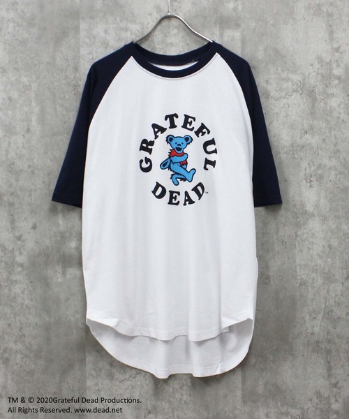 Grateful Dead（グレイトフルデッド）の「GRATEFUL DEAD グレイトフルデッド オーバーサイズＴシャツ（Tシャツ/カットソー・メンズ・ホワイト系その他/ホワイト系その他3/オレンジ/ベージュ/パープル/ブラック/ホワイト系その他7/ホワイト系その他6/ホワイト系その他5/チャコールグレー/ダークグリーン/オフホワイト/ホワイト系その他4/ホワイト系その他2・XL/L/M）」の8枚目の写真