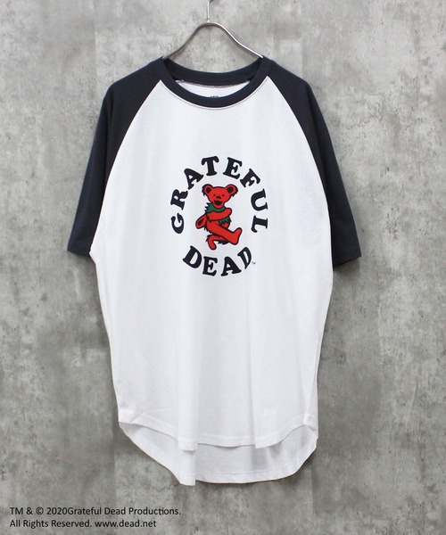 Grateful Dead（グレイトフルデッド）の「GRATEFUL DEAD グレイトフルデッド オーバーサイズＴシャツ（Tシャツ/カットソー・メンズ・ホワイト系その他/ホワイト系その他3/オレンジ/ベージュ/パープル/ブラック/ホワイト系その他7/ホワイト系その他6/ホワイト系その他5/チャコールグレー/ダークグリーン/オフホワイト/ホワイト系その他4/ホワイト系その他2・XL/L/M）」の9枚目の写真