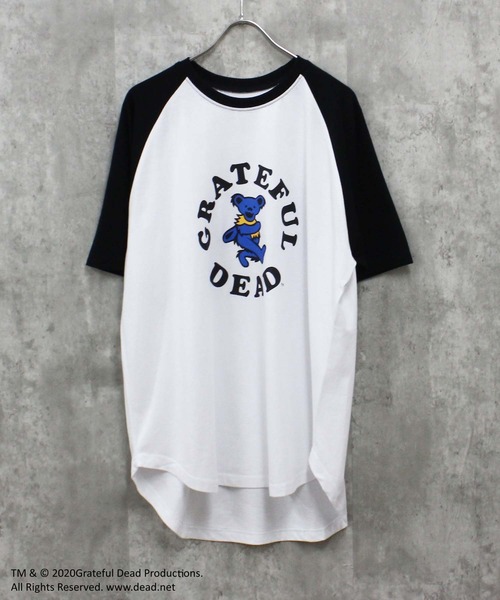 Grateful Dead（グレイトフルデッド）の「GRATEFUL DEAD グレイトフルデッド オーバーサイズＴシャツ（Tシャツ/カットソー・メンズ・ホワイト系その他/ホワイト系その他3/オレンジ/ベージュ/パープル/ブラック/ホワイト系その他7/ホワイト系その他6/ホワイト系その他5/チャコールグレー/ダークグリーン/オフホワイト/ホワイト系その他4/ホワイト系その他2・XL/L/M）」の10枚目の写真