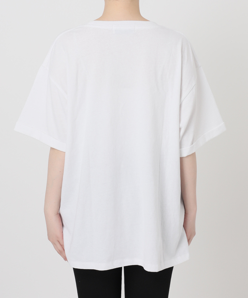 jj mercer(ジェイジェイマーサー)の「別注【J.J.Mercer / ジェイジェイマーサー】メランジTEE(Tシャツ/カットソー・レディース・ブラック系その他/チャコールグレー/ホワイト・FREE)」の16枚目の写真