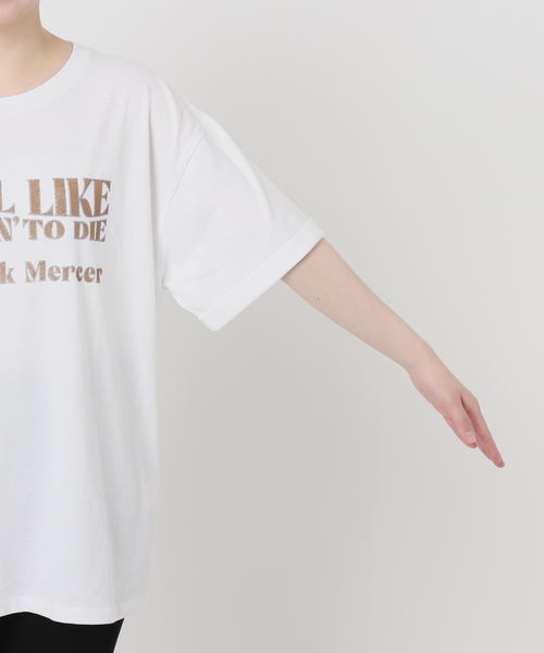 jj mercer(ジェイジェイマーサー)の「別注【J.J.Mercer / ジェイジェイマーサー】メランジTEE(Tシャツ/カットソー・レディース・ブラック系その他/チャコールグレー/ホワイト・FREE)」の18枚目の写真