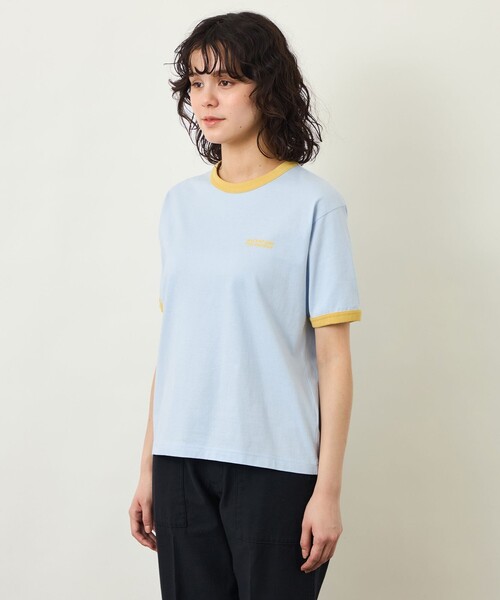MACKINTOSH PHILOSOPHY（ﾏｯｷﾝﾄｯｼｭ ﾌｨﾛｿﾌｨｰ）の「GREY LABEL リンガーロゴTシャツ（Tシャツ/カットソー・レディース・ブルー/イエロー/オフホワイト/ブラック・2）」の13枚目の写真