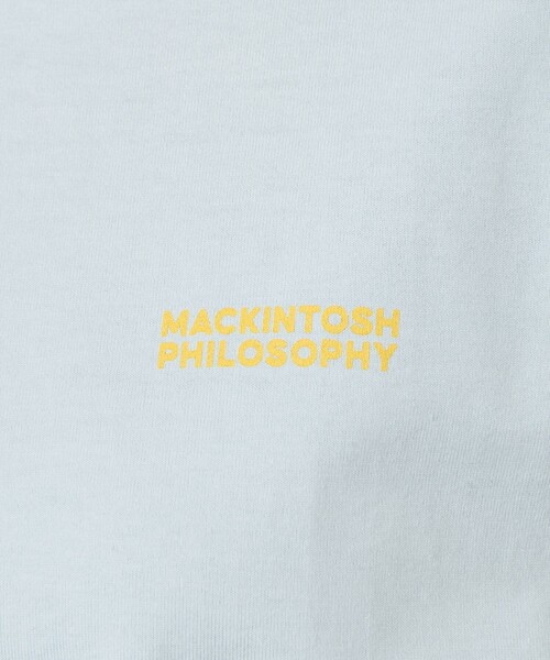MACKINTOSH PHILOSOPHY（ﾏｯｷﾝﾄｯｼｭ ﾌｨﾛｿﾌｨｰ）の「GREY LABEL リンガーロゴTシャツ（Tシャツ/カットソー・レディース・ブルー/イエロー/オフホワイト/ブラック・2）」の5枚目の写真