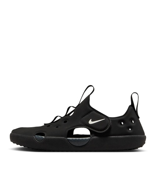 NIKE(ナイキ)の「NIKE ナイキ サンレイプロテクト4 PS HF6277-001(サンダル・キッズ・ブラック×ホワイト・17.0cm/18.0cm/19.0cm/20.0cm/21.0cm/22.0cm)」の1枚目の写真
