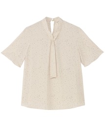 TOKYO SHIRTS（トウキョウシャツ）の「接触冷感 ジョーゼット ボウタイ ブラウス 半袖（シャツ/ブラウス）」
