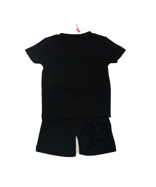 Champion(チャンピオン)の「Champion チャンピオン 半袖セットアップ(ロンパース・キッズ・ブラック/オフホワイト・80cm/90cm)」の7枚目の写真