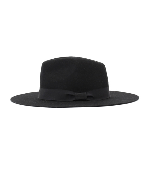 RAGEBLUE（レイジブルー）の「【羊毛フェルト使用】フェルトツバヒロハット/706981（ハット・メンズ・キャメル/ブラック・FREE）」の3枚目の写真