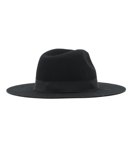 RAGEBLUE（レイジブルー）の「【羊毛フェルト使用】フェルトツバヒロハット/706981（ハット・メンズ・キャメル/ブラック・FREE）」の4枚目の写真