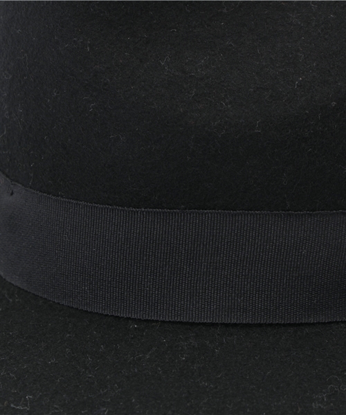 RAGEBLUE（レイジブルー）の「【羊毛フェルト使用】フェルトツバヒロハット/706981（ハット・メンズ・キャメル/ブラック・FREE）」の6枚目の写真