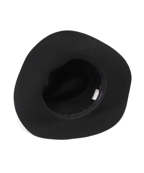 RAGEBLUE（レイジブルー）の「【羊毛フェルト使用】フェルトツバヒロハット/706981（ハット・メンズ・キャメル/ブラック・FREE）」の7枚目の写真