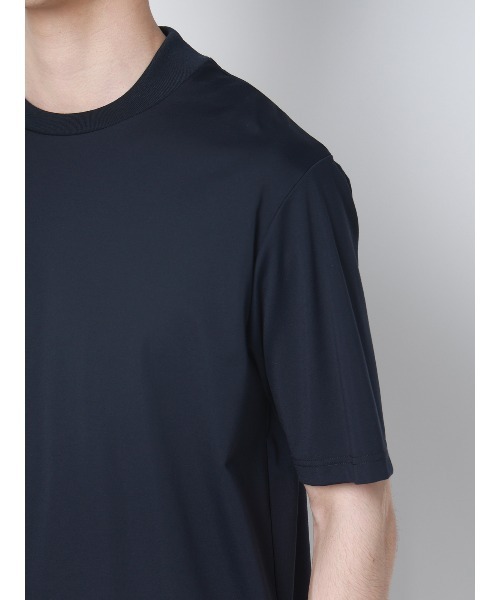 SUIT SQUARE(スーツスクエア)の「冷たいオフィT/Tシャツ/半袖/ウォッシャブル/接触冷感/UVカット/アイス鹿の子/無地(Tシャツ/カットソー・メンズ・グレー/ホワイト/ネイビー/ブルー・M/S/3L/LL/L)」の22枚目の写真