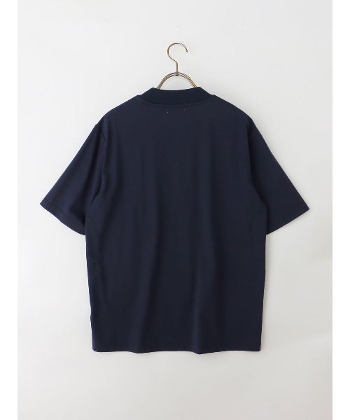 SUIT SQUARE(スーツスクエア)の「冷たいオフィT/Tシャツ/半袖/ウォッシャブル/接触冷感/UVカット/アイス鹿の子/無地(Tシャツ/カットソー・メンズ・グレー/ホワイト/ネイビー/ブルー・M/S/3L/LL/L)」の18枚目の写真