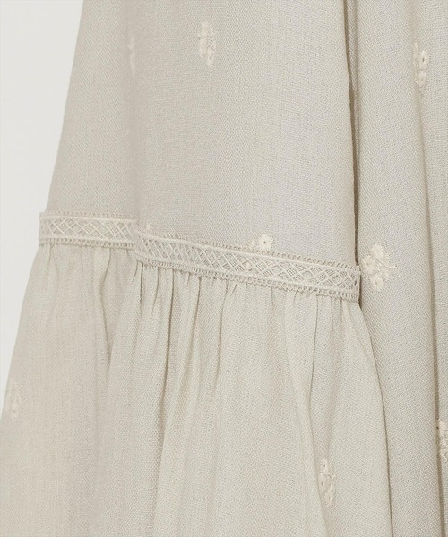 WILLSELECTION(ウィルセレクション)の「小花刺繍フレアスリーブワンピース(ワンピース・レディース・ダークブラウン/グリーン/ブラック/アイボリー・FREE)」の11枚目の写真