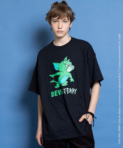 MILKBOY(ミルクボーイ)の「TOM&JERRY DEVIL Tシャツ(Tシャツ/カットソー・レディース・A/B・M/L)」の2枚目の写真