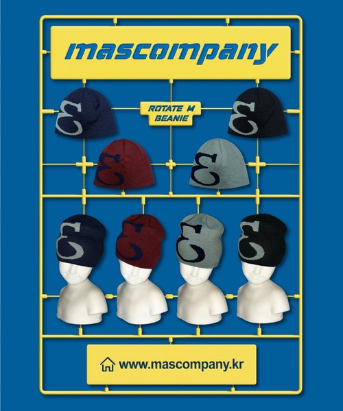 MASCOMPANY(マスカンパニー)の「「MASCOMPANY / マスカンパニー」ローテート エム ビーニー(ニットキャップ/ビーニー・メンズ・グレー/ブラック/バーガンディー/ネイビー・FREE)」の17枚目の写真