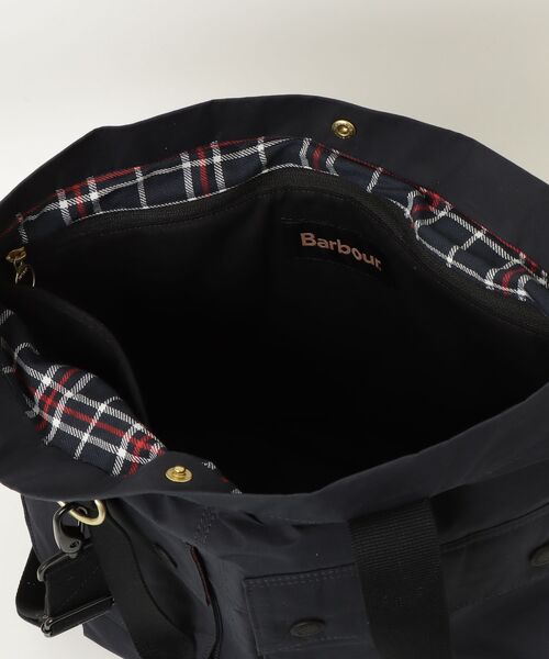 Barbour（バブアー）の「【Barbour】barbour transport carry all tote bag（トートバッグ・メンズ・ネイビー・FREE）」の4枚目の写真
