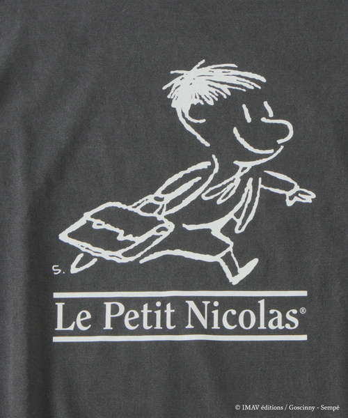 EDIFICE(エディフィス)の「Le Petit Nicolas (プチ・ニコラ) 別注 FADE Tシャツ(Tシャツ/カットソー・メンズ・ブラック/チャコールグレー/グレー/ホワイト/ホワイト系その他/パープル・MEDIUM/LARGE)」の14枚目の写真