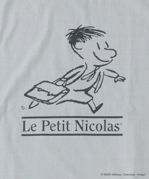 EDIFICE(エディフィス)の「Le Petit Nicolas (プチ・ニコラ) 別注 FADE Tシャツ(Tシャツ/カットソー・メンズ・ブラック/チャコールグレー/グレー/ホワイト/ホワイト系その他/パープル・MEDIUM/LARGE)」の18枚目の写真