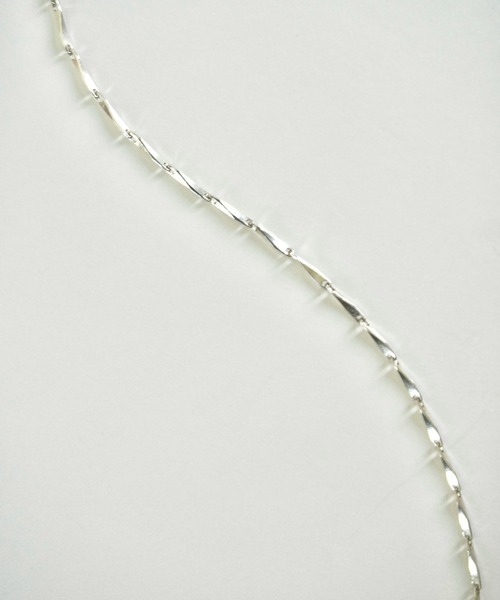 stan（スタン）の「"Elin" skin chain necklace（ネックレス・レディース・シルバー・FREE）」の2枚目の写真