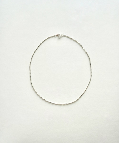 stan（スタン）の「"Elin" skin chain necklace（ネックレス・レディース・シルバー・FREE）」の3枚目の写真