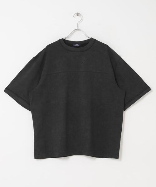 ITEMS URBANRESEARCH(アイテムズ アーバンリサーチ)の「ライトウェイト ムラ染めTシャツ(Tシャツ/カットソー・メンズ・グレー/カーキ/ブラック・LARGE/MEDIUM)」の8枚目の写真