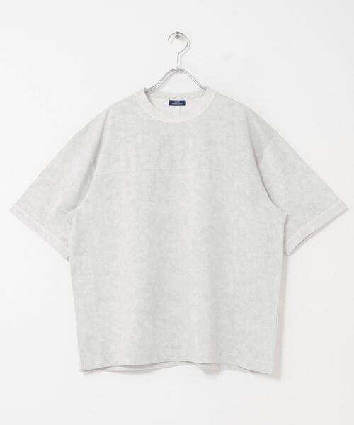 ITEMS URBANRESEARCH(アイテムズ アーバンリサーチ)の「ライトウェイト ムラ染めTシャツ(Tシャツ/カットソー・メンズ・グレー/カーキ/ブラック・LARGE/MEDIUM)」の14枚目の写真