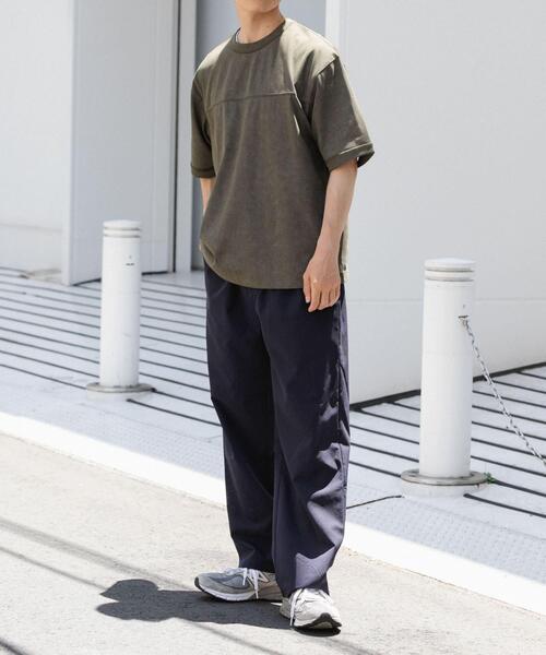 ITEMS URBANRESEARCH(アイテムズ アーバンリサーチ)の「ライトウェイト ムラ染めTシャツ(Tシャツ/カットソー・メンズ・グレー/カーキ/ブラック・LARGE/MEDIUM)」の19枚目の写真
