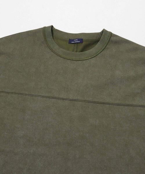 ITEMS URBANRESEARCH(アイテムズ アーバンリサーチ)の「ライトウェイト ムラ染めTシャツ(Tシャツ/カットソー・メンズ・グレー/カーキ/ブラック・LARGE/MEDIUM)」の21枚目の写真