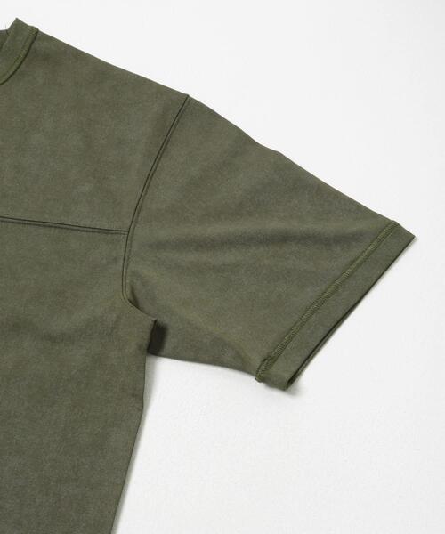 ITEMS URBANRESEARCH(アイテムズ アーバンリサーチ)の「ライトウェイト ムラ染めTシャツ(Tシャツ/カットソー・メンズ・グレー/カーキ/ブラック・LARGE/MEDIUM)」の22枚目の写真