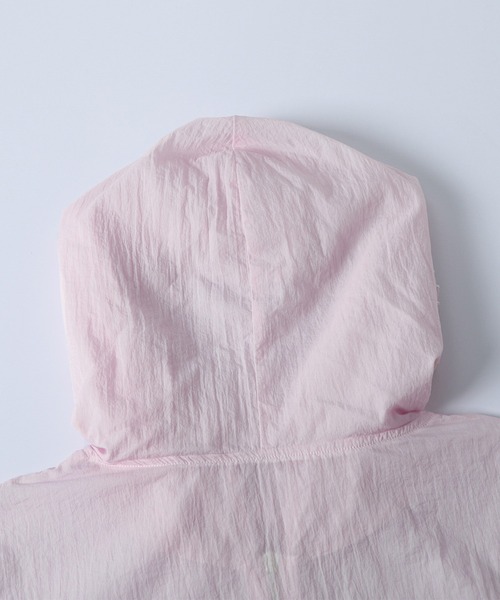 AMELY(エミリー)の「フードフリル シアーパーカー(パーカー・レディース・ベージュ/アイボリー/ブラック/ピンク・フリー)」の18枚目の写真