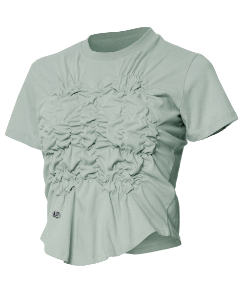 FLAREUP(フレアアップ)の「Cloud T-Shirt (FL-163_Mint)(Tシャツ/カットソー・レディース・ミント・1/2)」の2枚目の写真